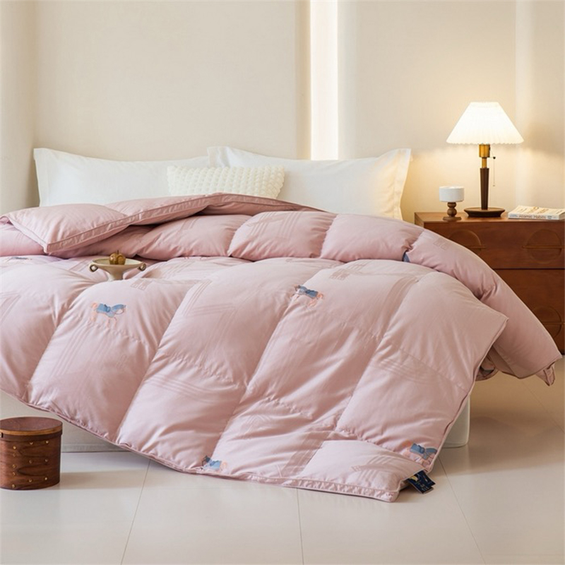 Juego de Ropa de Cama con Edredón de Plumas