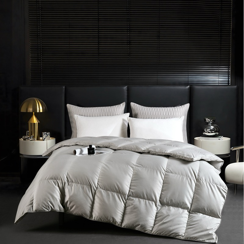 Juego de Ropa de Cama con Edredón de Plumas