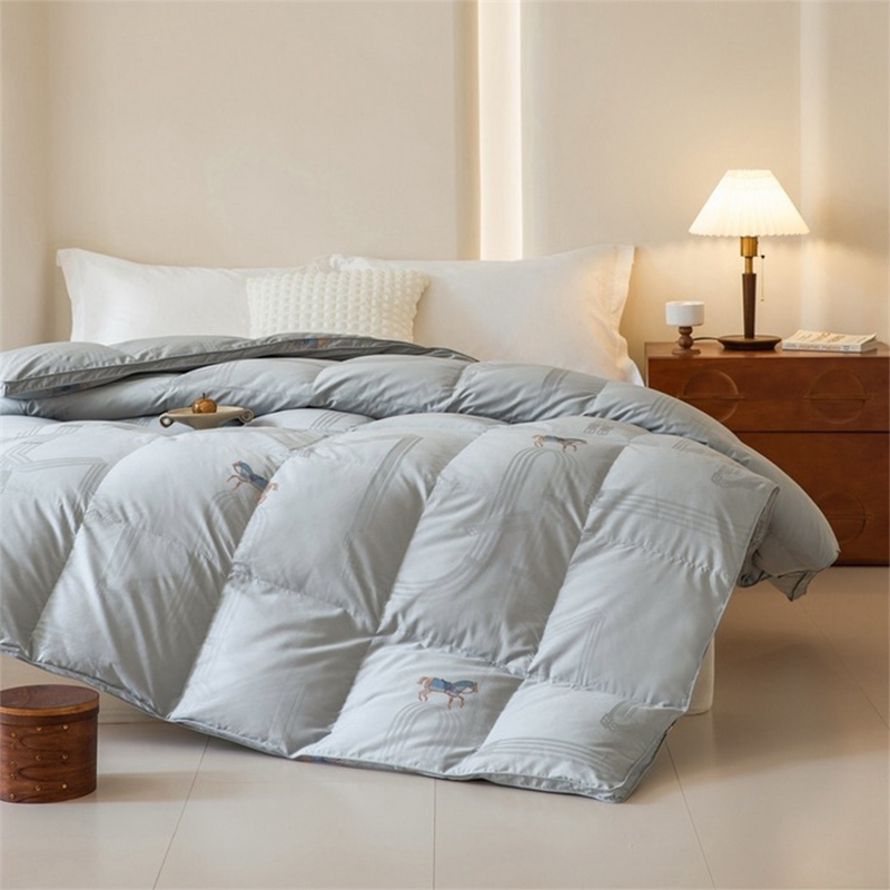 Juego de Ropa de Cama con Edredón de Plumas