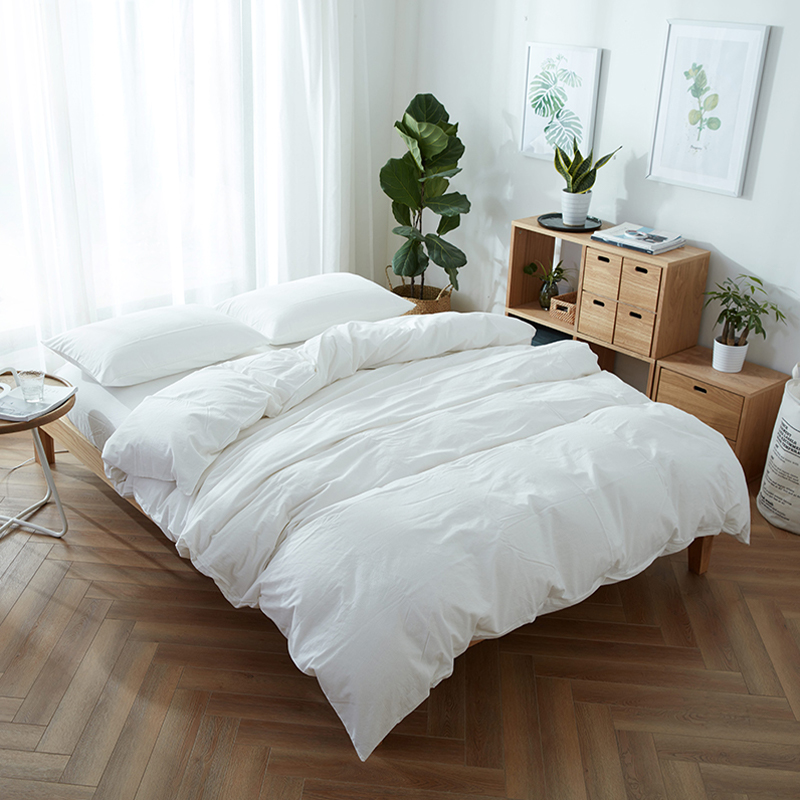 Juego de Ropa de Cama Lavada de Microfibra 100% Poliéster