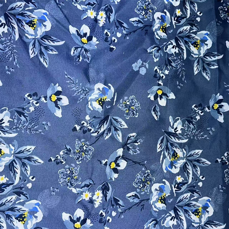 Tela estampada de pigmento 100%poliéster